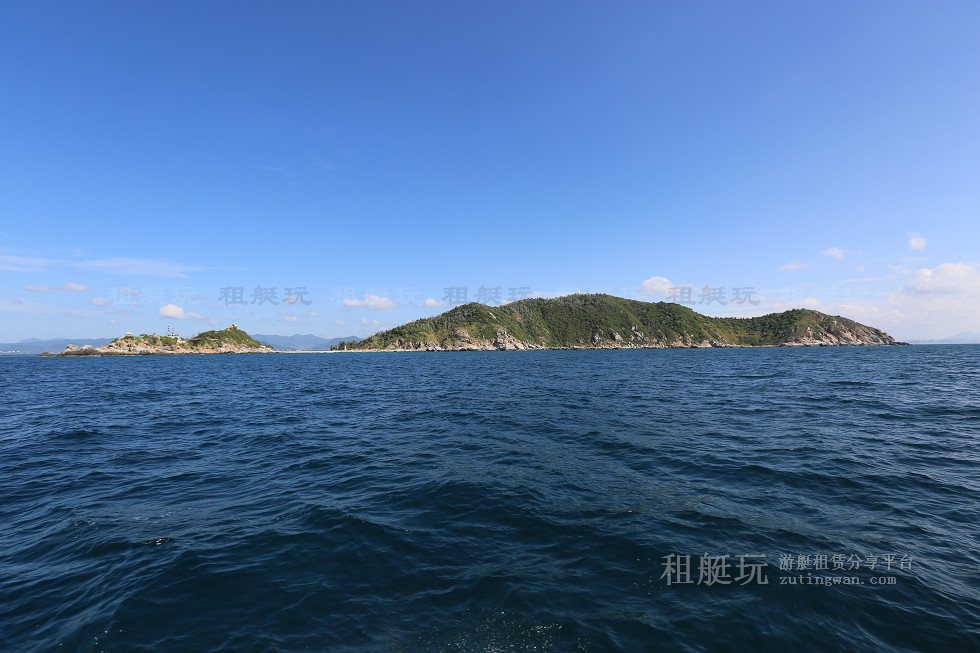三亞旅游游艇租賃，三亞港至西島航線
